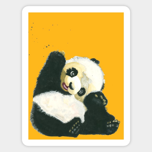 Panda Bear Sticker by Nora_Seoudi